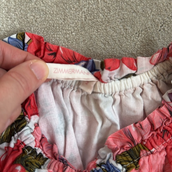 Zimmermann girls pink floral dress, size 2T - Picture 2 of 4